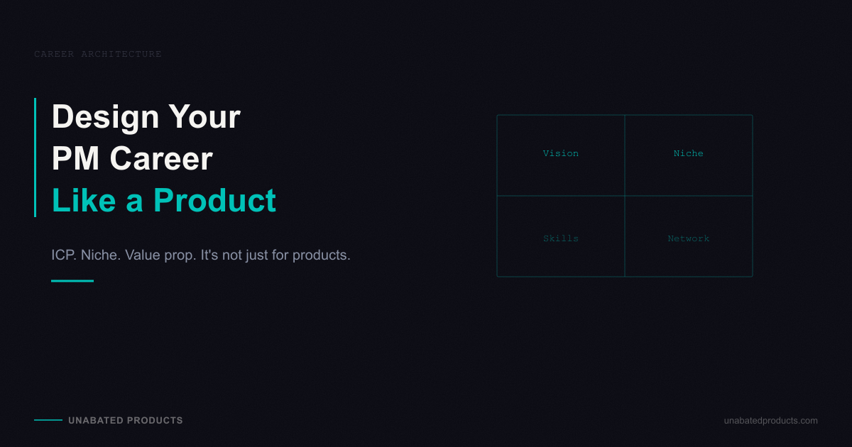 How to Get Unstuck in Your PM Career (Treat It Like a Product)